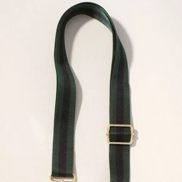 🎃 stella & dot ~ gold hunter green navy ~ adjustable bag strap - Picture 7 of 9
